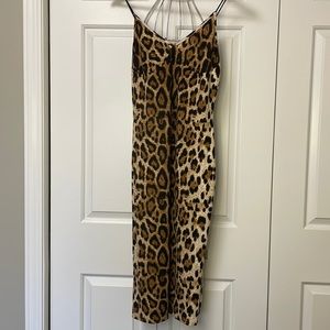 Sexy leopard print dress